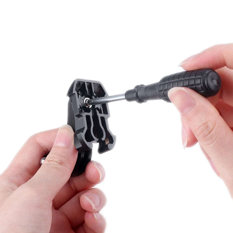 360 Degree Rotation J-Hook Buckle Mount (Black)