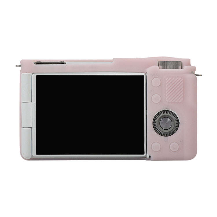 For Sony ZV-E10 Soft Silicone Protective Case (Light Pink)
