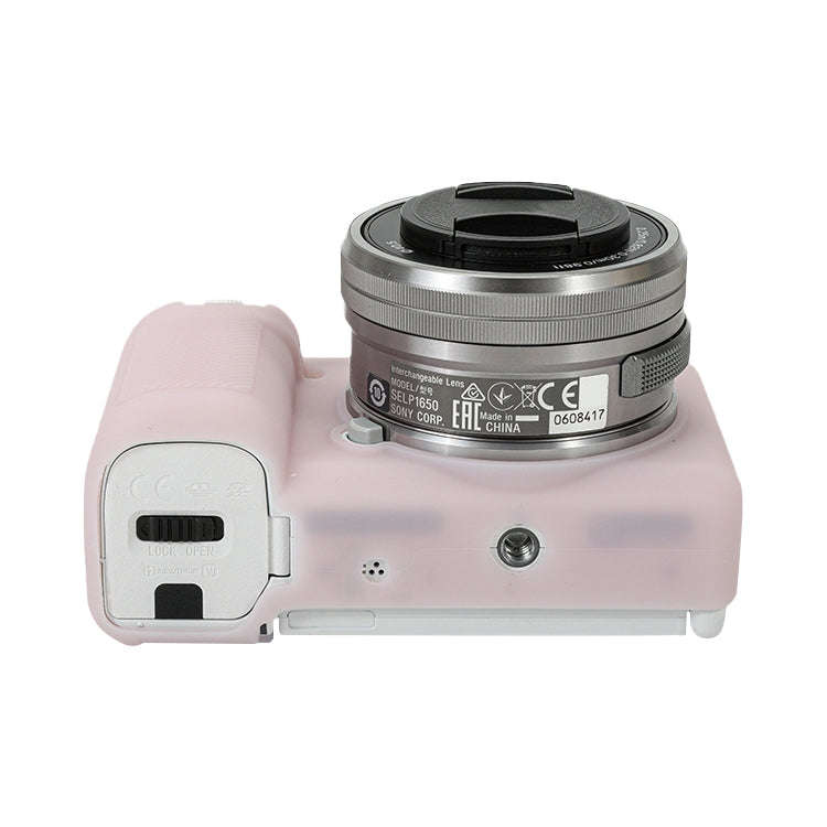 For Sony ZV-E10 Soft Silicone Protective Case (Light Pink)