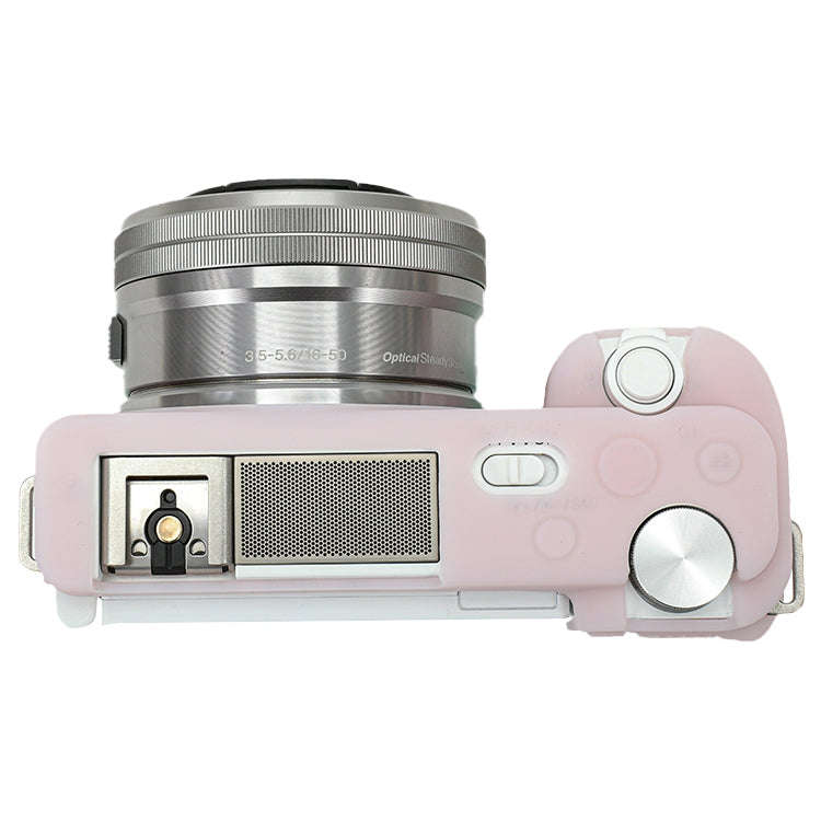 For Sony ZV-E10 Soft Silicone Protective Case (Light Pink)