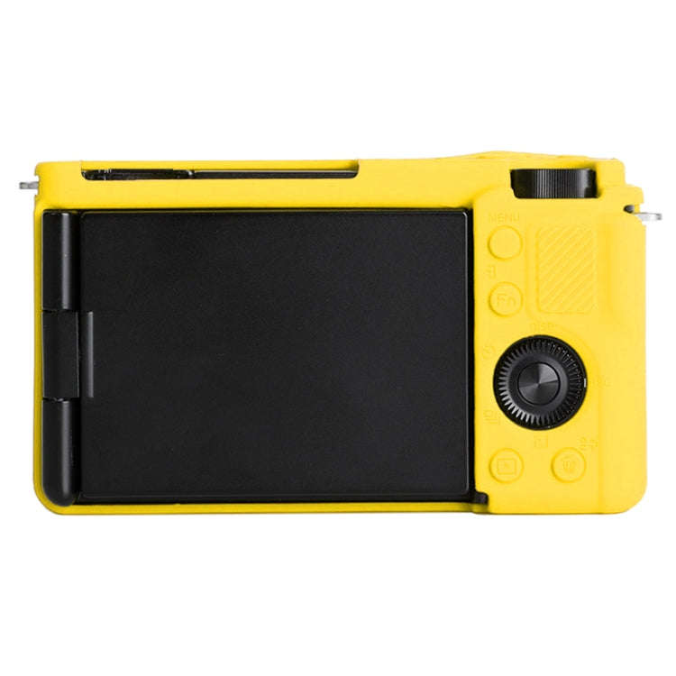 For Sony ZV-E10 Soft Silicone Protective Case (Yellow)