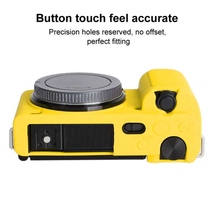 For Sony ZV-E10 Soft Silicone Protective Case (Yellow)
