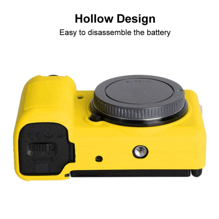 For Sony ZV-E10 Soft Silicone Protective Case (Yellow)