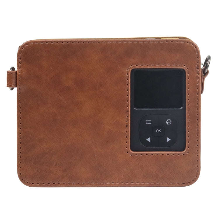 For Kodak Mini Shot 3 Square Retro / C300R instax Full Body Camera PU Leather Case Bag with Strap...