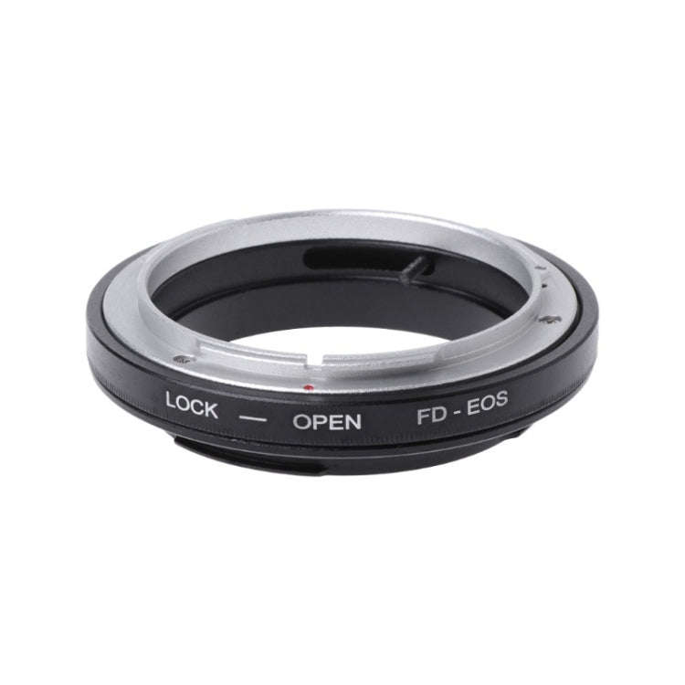 FD-EOS Lens Mount Stepping Ring for Canon FD Lens to EOS EF Lens (Black)