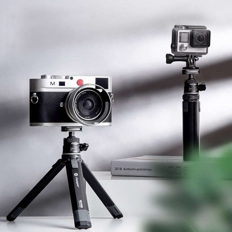 Fotopro SY-390+P-1hx Mini Aluminium Alloy Tripod Holder, Load: 2KG (Black)
