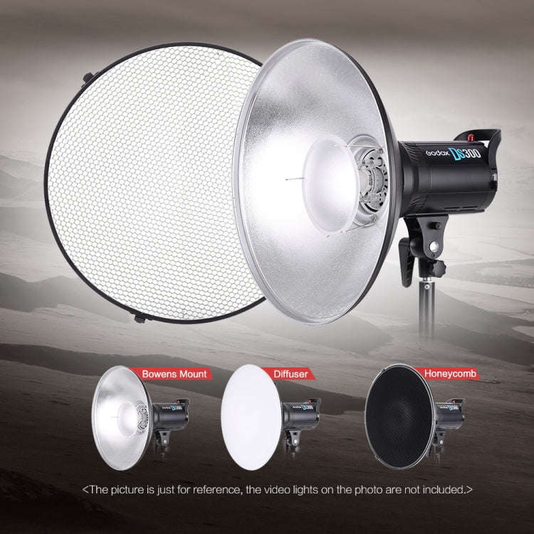 Godox RS55CM 55cm Studio White Beauty Dish Reflector Bowens Mount Diffuser