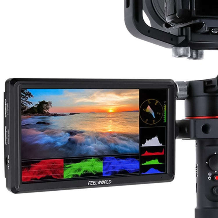 FEELWORLD FW568 V3 6 inch 3D LUT DSLR Camera Field Monitor, IPS Full HD 1920 x 1152,  Support HDM...