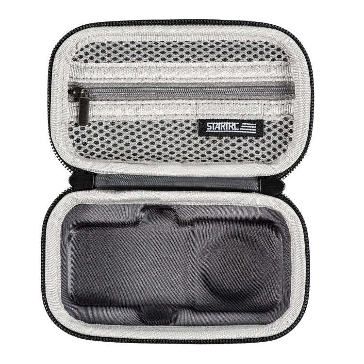 For Insta360 One X3 STARTRC Camera Carry Case with Carabiner & Strap(Black)