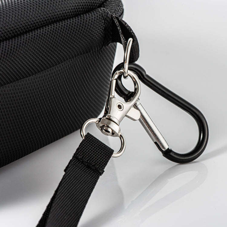 For Insta360 One X3 STARTRC Camera Carry Case with Carabiner & Strap(Black)