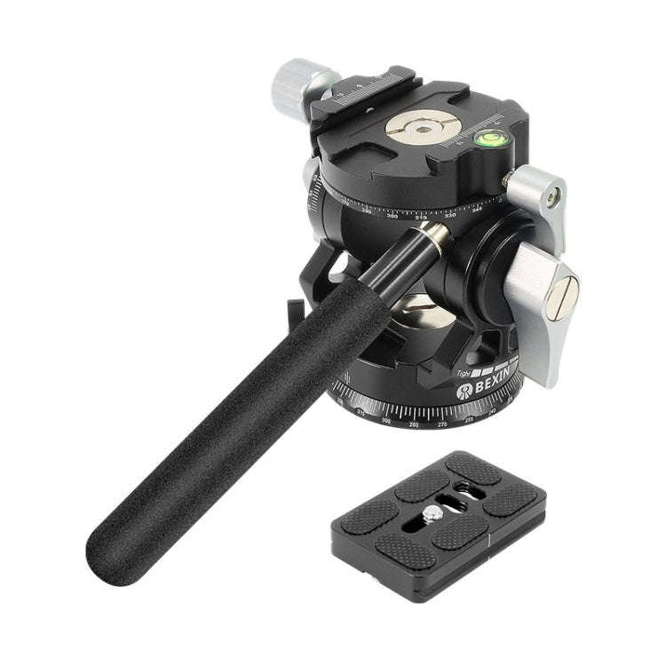 BEXIN DT-02R/S 2D 720 Degree Panorama Heavy Duty Tripod Action Fluid Drag Head with Quick Release...
