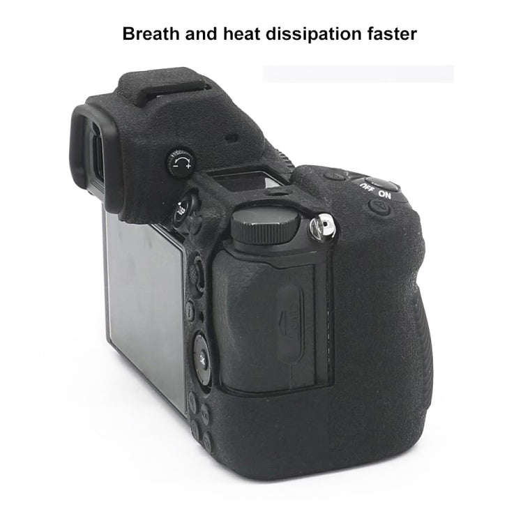 For Nikon Z7 II Soft Silicone Protective Case (Red)