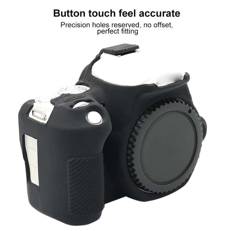 For Canon EOS 250D Soft Silicone Protective Case (Pink)
