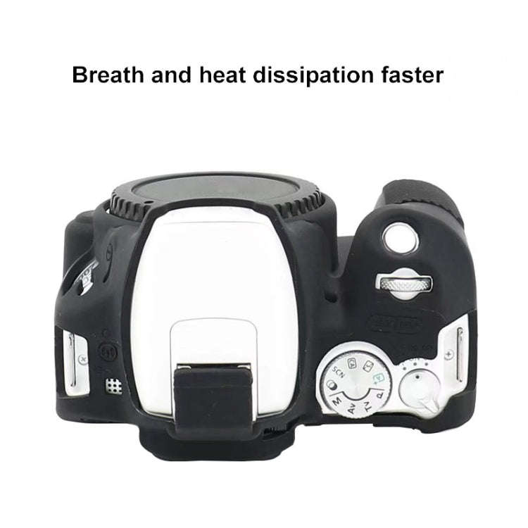 For Canon EOS 250D Soft Silicone Protective Case (Camouflage)