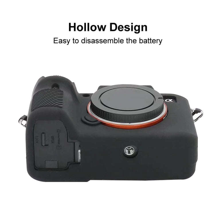 For Sony  A7S III / A7S3 Soft Silicone Protective Case(Black)