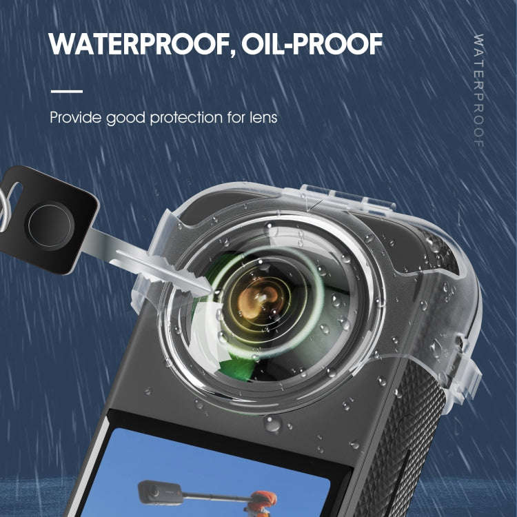 For Insta360 X3 STARTRC No Disassembly Transparent Lens Protection Cover(Transparent)