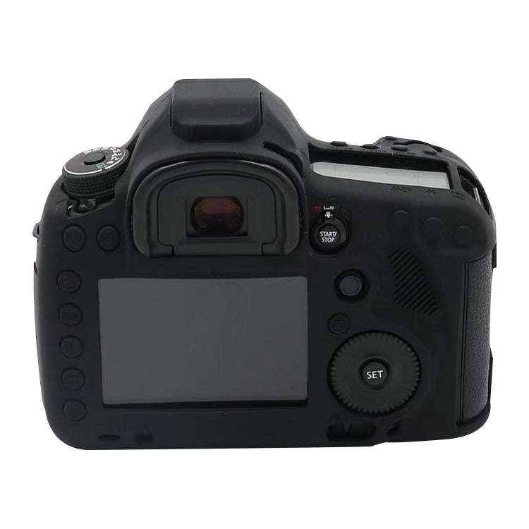 For Canon EOS 5DS Soft Silicone Protective Case (Red)