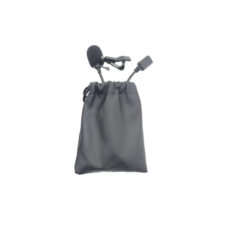 For Insta360 ONE X2 Lavalier Clip Type-C Recording Microphone (Black)