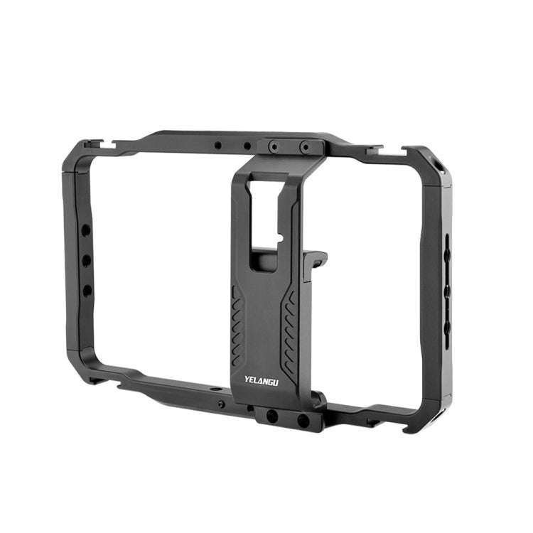 YELANGU LW-B01-1 Vlogging Live Broadcast Smartphone Video Rig Metal Cage (Black)
