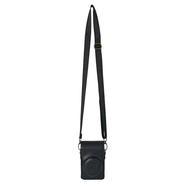 Full Body Camera PU Leather Case Bag with Strap for Ricoh GR / GRII / GRIII, Casio ZR1200 / ZR150...