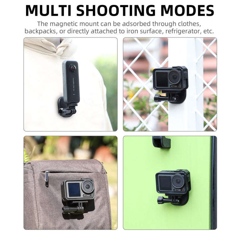 Sunnylife ZJ554 Magnetic Wearable Neck Phone Action Camera  Holder (Black)