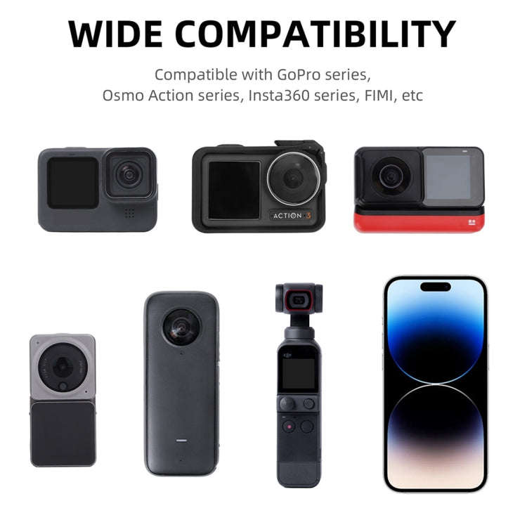 Sunnylife ZJ554 Magnetic Wearable Neck Phone Action Camera  Holder (Black)