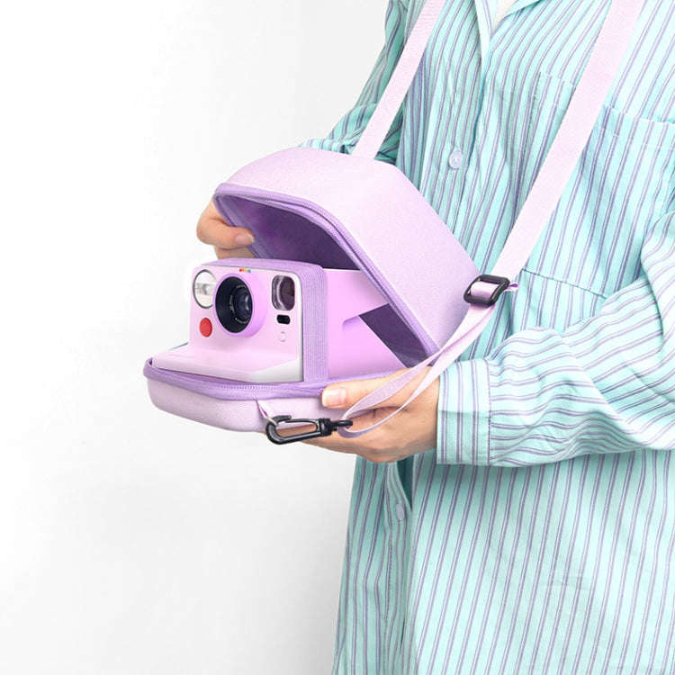 For Polaroid One Step 2 / NOW EVA Camera Case Shockproof Camera Storage Bag (Purple)