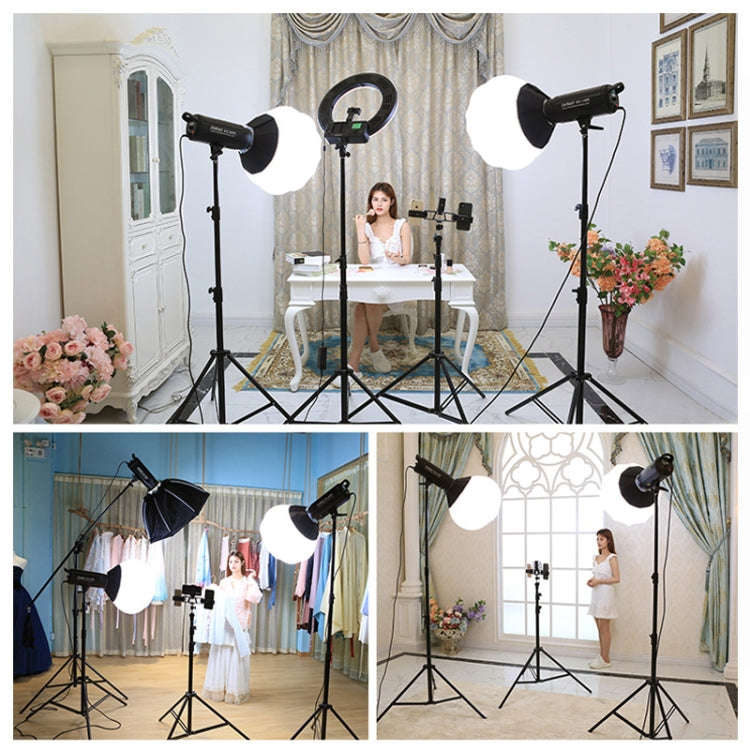 TRIOPO 2.2m Height Professional Photography Metal Lighting Stand Holder for Studio Flash Light