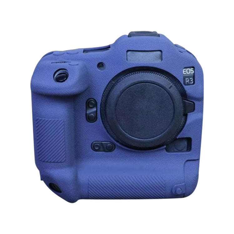 For Canon EOS R3 Soft Silicone Protective Case (Blue)