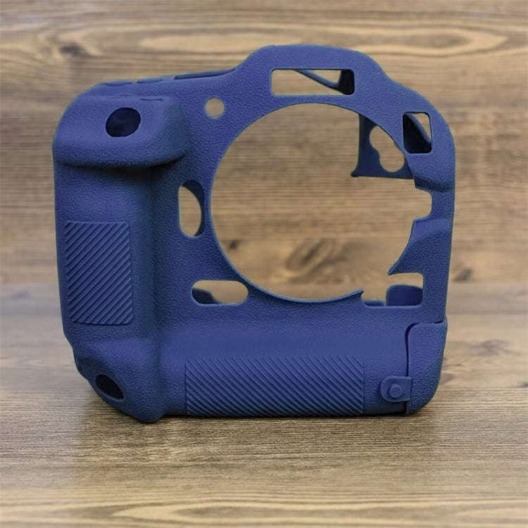 For Canon EOS R3 Soft Silicone Protective Case (Blue)