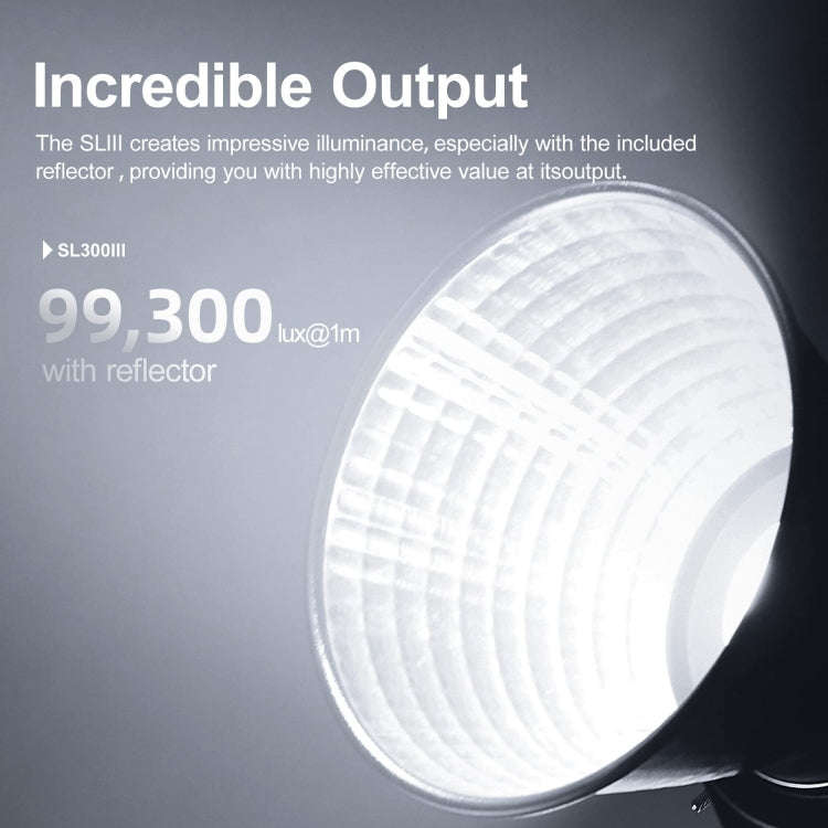 Godox SL300III 330W LED Light 5600K Daylight Video Flash Light(EU Plug)