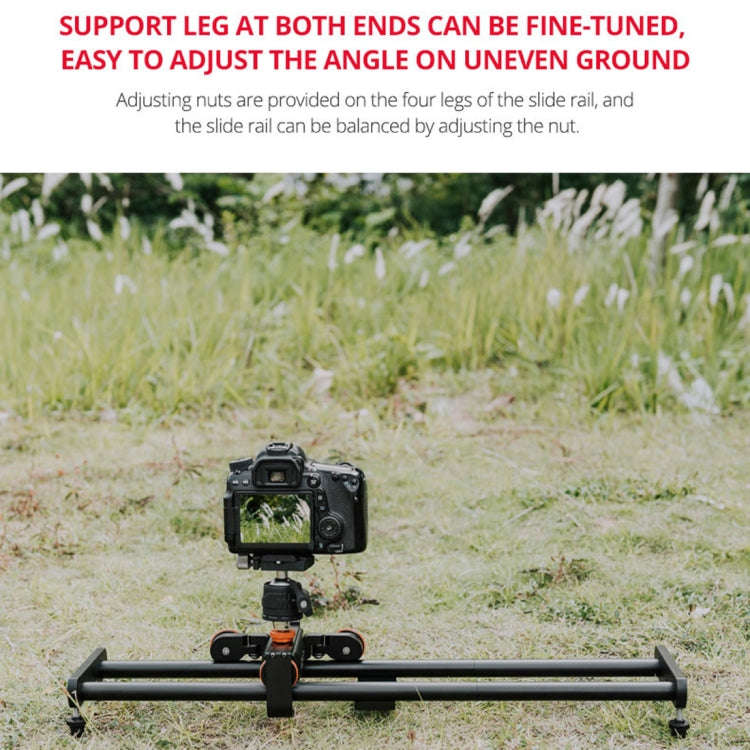 YELANGU YLG0119A 60cm Splicing Slide Rail Track + Trolley Rail Buckle for SLR Cameras / Video Cam...