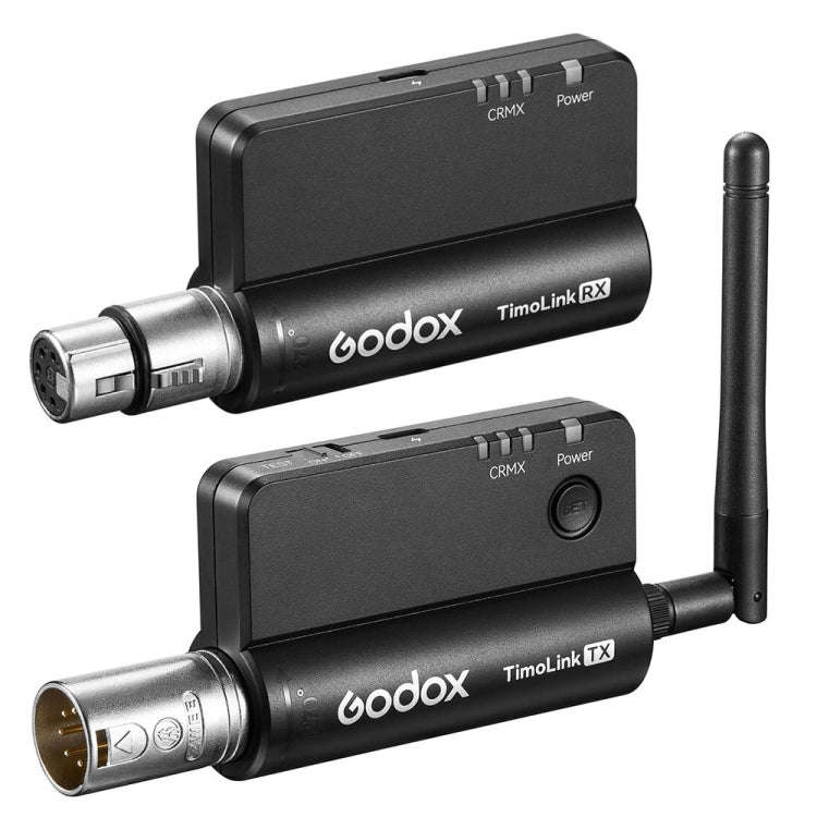 Godox TimoLink TX & RX Wireless DMX Transmitter & Receiver (Black)