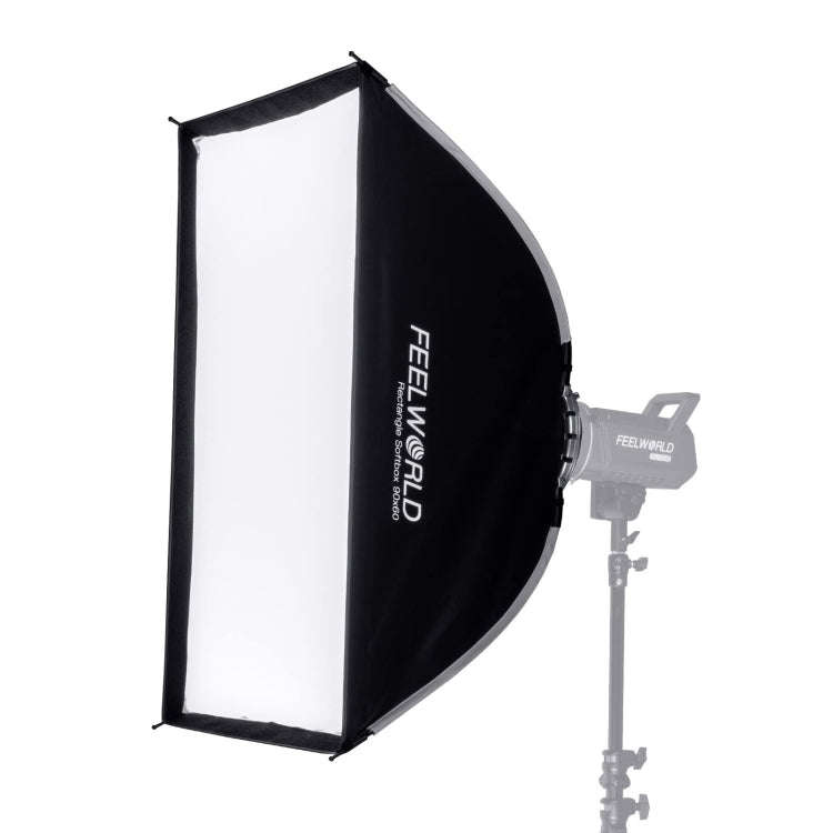FEELWORLD FSR90 60x90cm Rectangular Softbox Quick Release Bowens Mount Diffuser