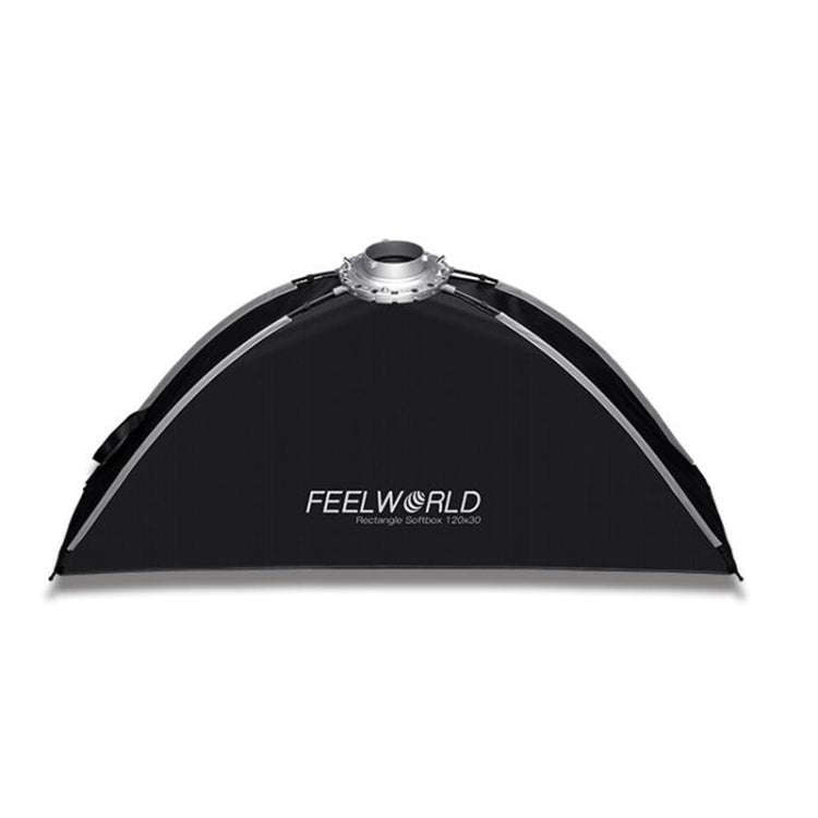 FEELWORLD FSR120 30x120cm Rectangular Softbox Quick Release Bowens Mount Diffuser
