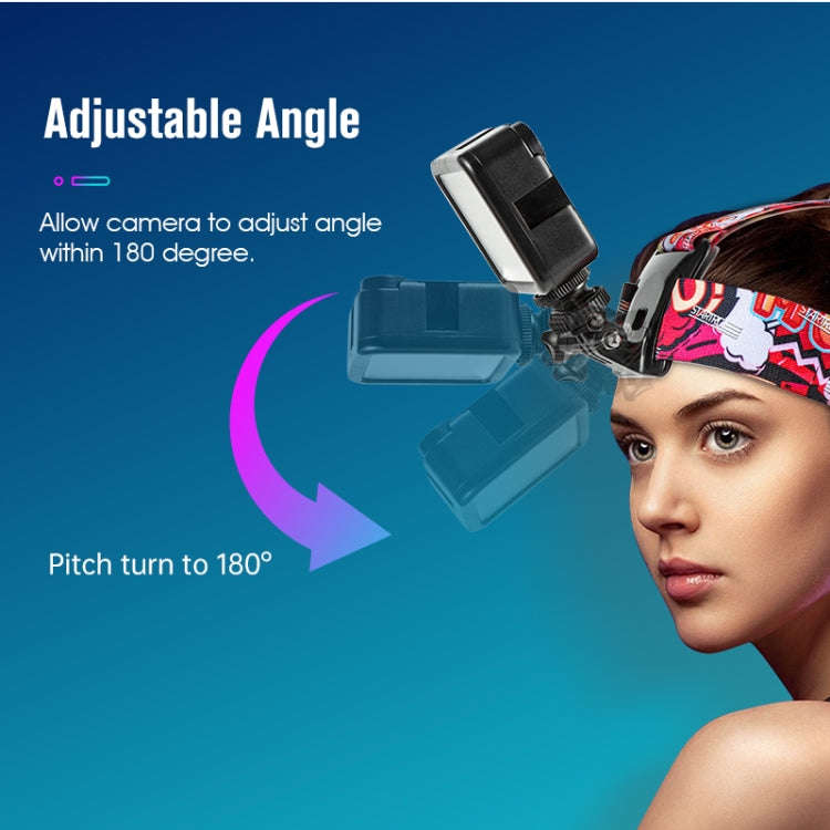 STARTRC Adjustable Head Strap Vlog FPV POV Mount Belt for GoPro, Insta360, DJI Osmo Action and Ot...