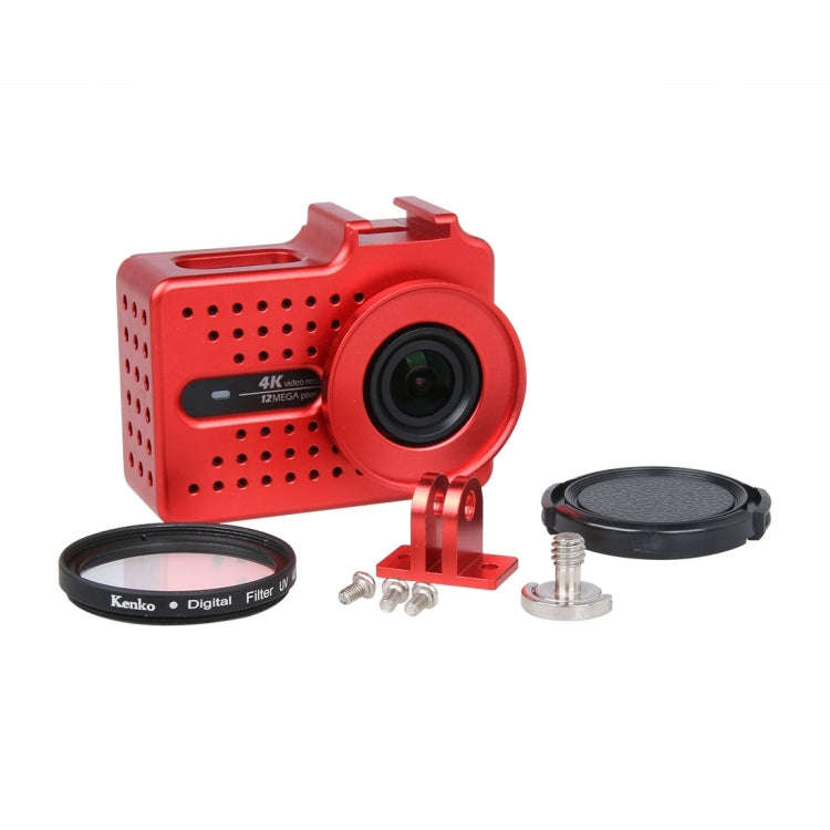 CNC Aluminum Alloy Housing Protective Case with UV Filter & Lens Protective Cap for Xiaomi Xiaoyi...