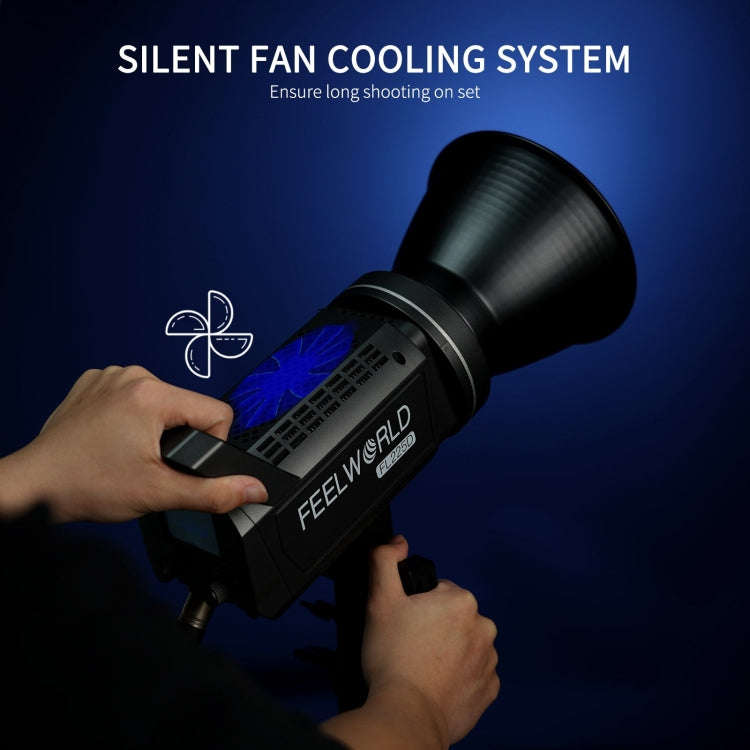 FEELWORLD FL225D 225W Daylight Point Source Video Light, Bluetooth APP Control (AU Plug)