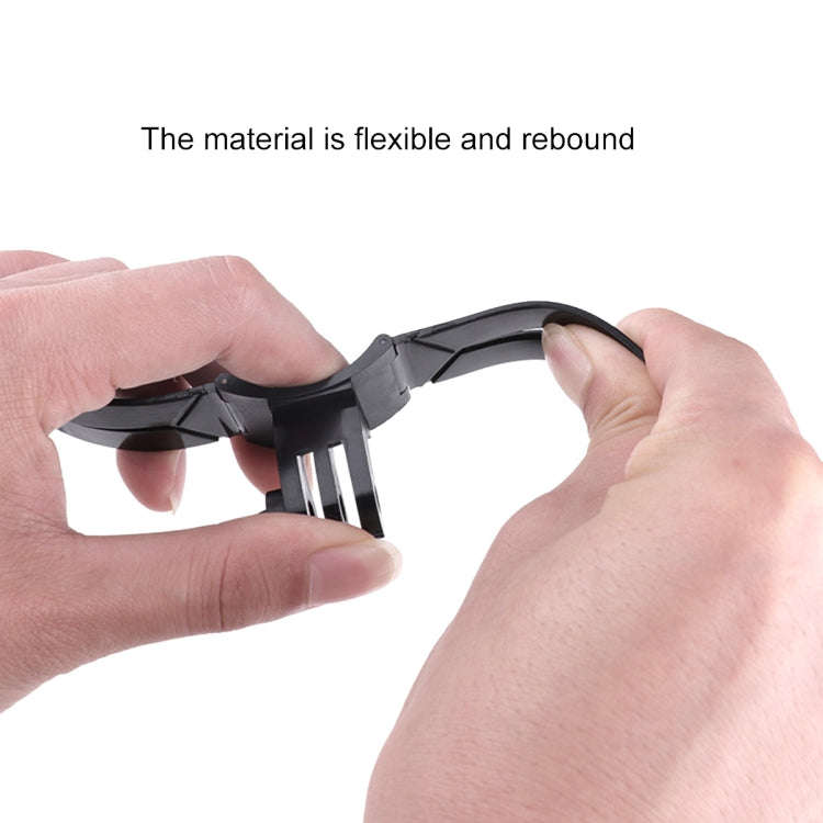 Foldable Bending Action Camera Phone Helmet Mount Kit with J-Hook Buckle & Rotation Phone Clamp &...
