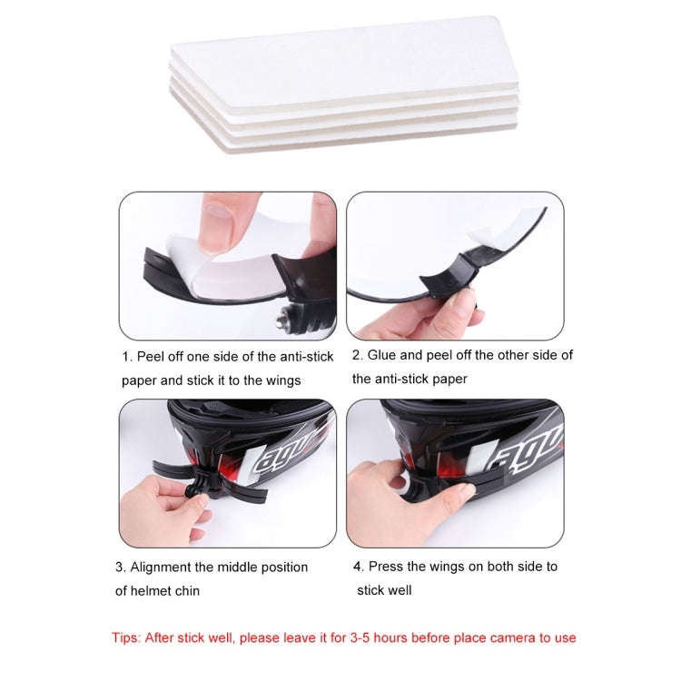 Foldable Bending Action Camera Phone Helmet Mount Kit with J-Hook Buckle & Rotation Phone Clamp &...