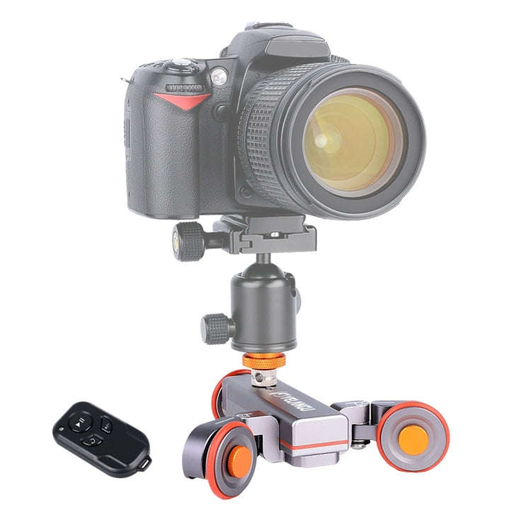 YELANGU L4X Camera 3-wheel Dolly II Electric Track Slider 3-Wheel Video Pulley Rolling Dolly Car ...