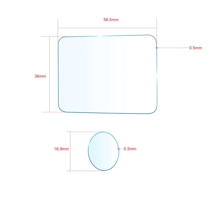 For Insta360 GO 3 STARTRC 4 in 1 Screen and Lens Tempered Glass Film