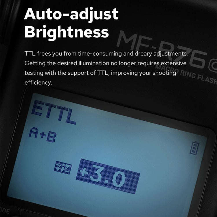 Godox MF-R76S TTL Macro Ring Flash for Sony