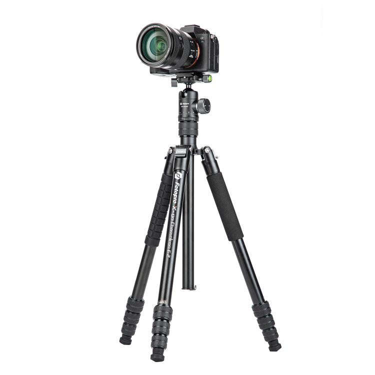 Fotopro X-go Chameleon E 2 4-Section Aluminum 2 in 1 Tripod Monopod (Black)