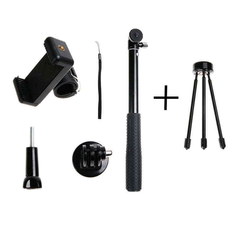30-93cm Grip Foldable Tripod Holder Multi-functional Selfie Stick Monopod for GoPro, Insta360, DJ...