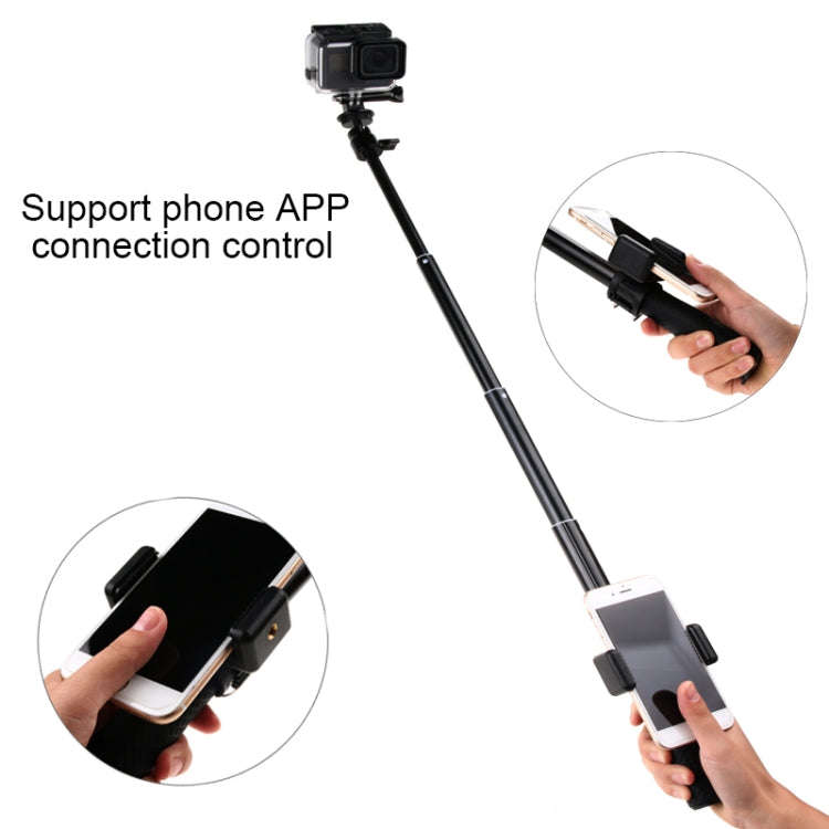 30-93cm Grip Foldable Tripod Holder Multi-functional Selfie Stick Monopod for GoPro, Insta360, DJ...