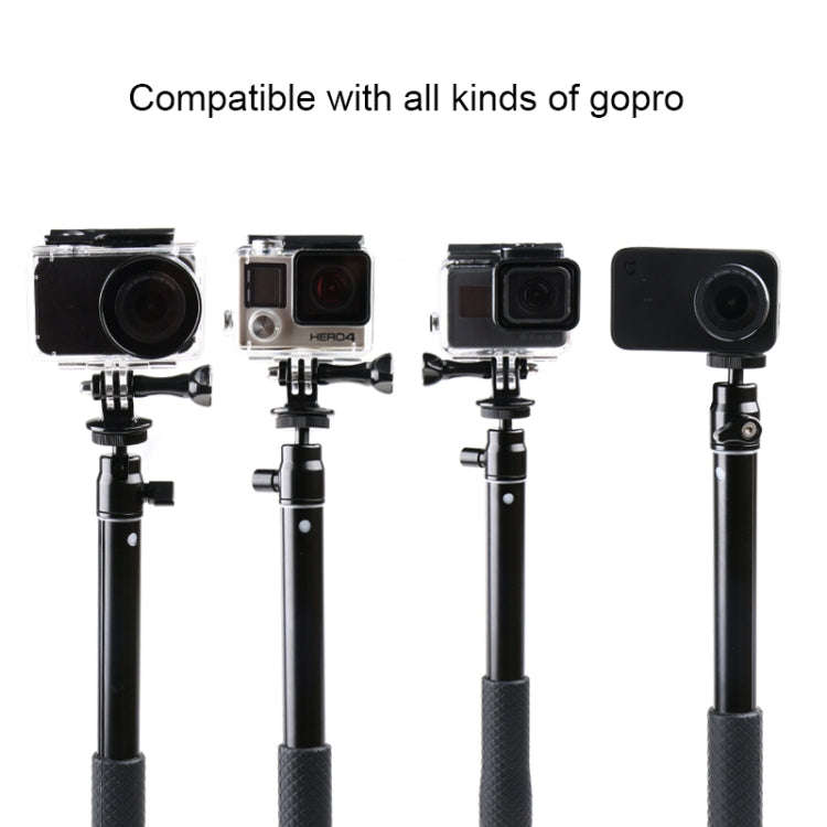 30-93cm Grip Foldable Tripod Holder Multi-functional Selfie Stick Monopod for GoPro, Insta360, DJ...