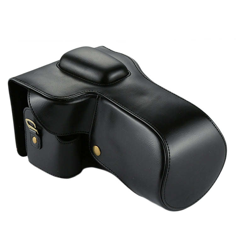 Full Body Camera PU Leather Case Bag for Nikon D7200 / D7100 / D7000 (18-200 / 18-140mm Lens)(Black)
