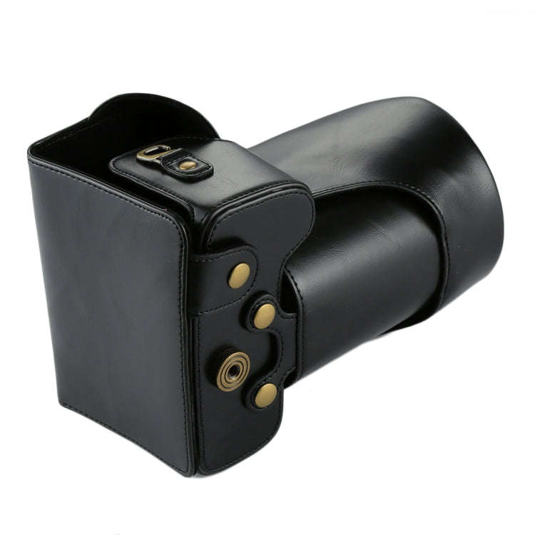 Full Body Camera PU Leather Case Bag for Nikon D7200 / D7100 / D7000 (18-200 / 18-140mm Lens)(Black)