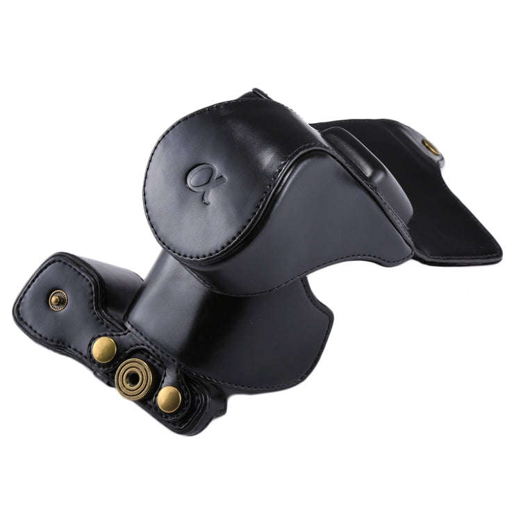Full Body Camera PU Leather Case Bag with Strap for Sony NEX 5N / 5R / 5T (16-50mm / 18-55mm Lens...